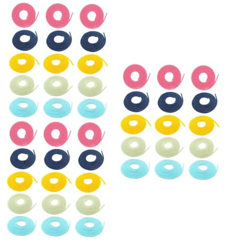 ABOOFAN 45pcs Cable Protector Ramp Wire Holders for Cables Organizing Tool Cover