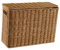 Ciieeo Narrow and Tall Storage Box with Lid Rattan Magazine Holder Woven Toys Container File Storage Baskets Basket with Lid Hamper Weaving Storage Container Wicker Plastic Fruit Flower