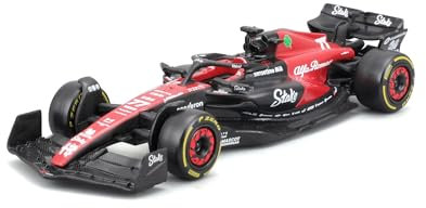 May Cheong Bburago Formula 1 F1 ALFA ROMEO TEAM STAKE C43 2023 BOTTAS - 1:43 Scale - Incredibly Detailed Die-Cast Replica Collectible Model Race Car
