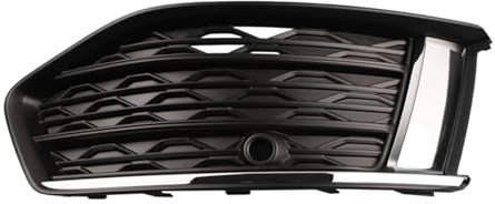 FENVY Auto Frontstoßstange Nebelscheinwerfer Kühlergrill für Audi A6 C8 2019 2020 2021 4KD807648 4KD807647,Auto Nebel Licht Rahmen Mesh Grille Zubehör,B-Right