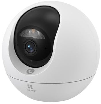 EZVIZ 4K Überwachungskamera innen, WLAN Kamera mit Personen-/Haustier-/Geräuscherkennung, automatische Verfolgung und Zoomen, Zwei-Wege-Anruf, C6c 8MP