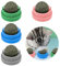 Maxentico Giochi per Gatti(4Pcs), Erba Gatta Pallina Girevole Adesiva per Pronta, Palla Gatto, Gioco Catnip Ball, per Gatti Da Leccare, Giocattolo Rotante per la Pulizia Dei Denti Del Gatto