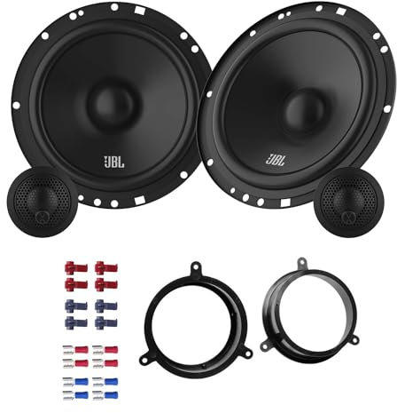 JBL Stage161CFS Lautsprecher mit Einbauset passend für Renault Megane III + IV ab 2009 Türen vorne/hinten 450 Watt 165mm 2 Wege Kompo