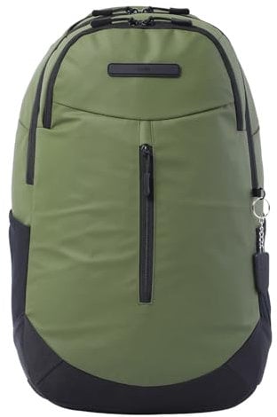 TOTTO - Mochila para Ordenador Portátil de 16 Pulgadas, Modelo Savage, Gran Capacidad, Bolsillos para Botella, Bolsillo para Objetos Delicados, Espaldar Ergonómico, Correas de Pecho, Color Cedar Green