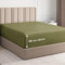 Spannbettlaken 180x200 cm – 40 cm Steghöhe – Aus gebürsteter Polyester-Mikrofaser – Spannbetttuch geeignet für Boxspringbetten – Passt auf Matratzen bis zu 40 cm – Oeko-TEX Zertifiziert, Salbei Grün