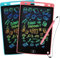 kogabanny 2 Pack LCD Writing Tablet,12 Inch Doodle Scribbler Pad Colorful Screen Drawing Board Learning Gift for Kids, Educational Toys for 3-6 Years Old Boys & Girls, Pink+Blue