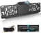 Ohradio Kennzeichenrahmen EU Rückfahrkamera 7LED, Wasserdicht, Nachtsicht, Weitwinkel Full HD 1080P, Einstellbarer Winkel, 720P/1080P/CVBS Rückfahrkamera