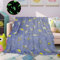 Astronauten Decke Leuchtet Im Dunkeln Junge, Blaues Warm Weiche Kinder Kuscheldecke Baby, 150x200 Wohndecke, Sofadecke Kuschelig
