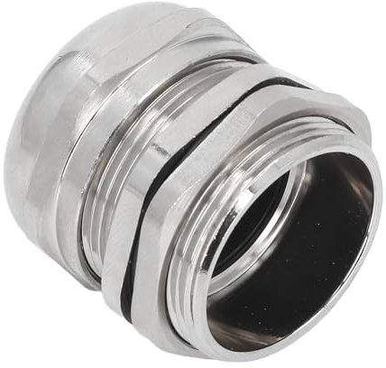 Stainless Steel Cable Gland, M32 Seal Sleeve Adjustable Protector for 15-22mm Dia Cable Portable Cable Fixing Head Water Proof Cable Glands Joints for Electrical Junction Box