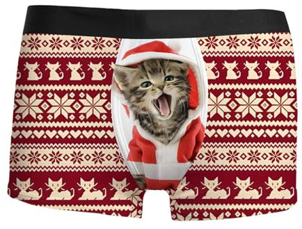 GFPGNDFHG Angebote Blitzangebote des Tages Männer Geschenke Boxer Weihnachts Unterhosen Männer Männer Unterhosen Herren Unterhose Nikolaus Geschenke Rabatt Unterhosen Adventskalender
