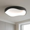 Moderne Led Deckenleuchte,Schwarz Deckenleuchte Dimmbar Minimalistische mit Fernbedienung,50cm 3000K-6500K Led Deckenlampe Für Wohnzimmer Schlafzimmer Küche Flur