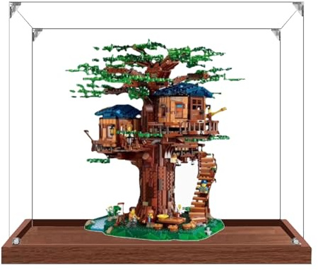 Acryl-Vitrine für Lego 21318 Baumhaus-Modell, staubdichte transparente Vitrine, Modellsammlung Vitrine (Modell nicht im Lieferumfang enthalten) (3 mm)