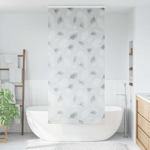 Duschrollo mit Kassette 90x240 cm für Fenster - PEVA Material, wasserfest & leicht zu reinigen - Perfekter Sichtschutz für Bad und Wohnbereich
