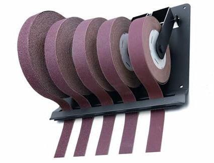 Schleifpapierhalter mit 5x Rollen Schleifpapier