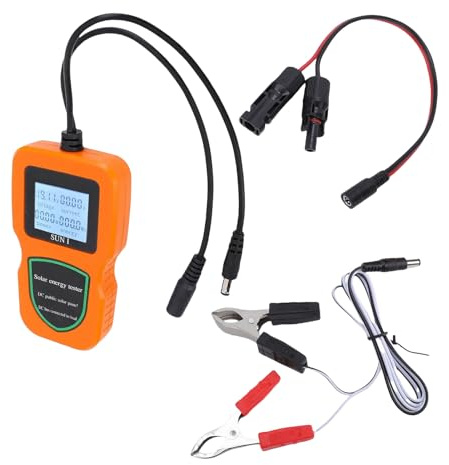 Power Meter - 500W Portable Battery Free | Solar Power Meter Circuit Testers | for Outdoor Home Apartment Car Van RV Boat Travel Monitoring Testing