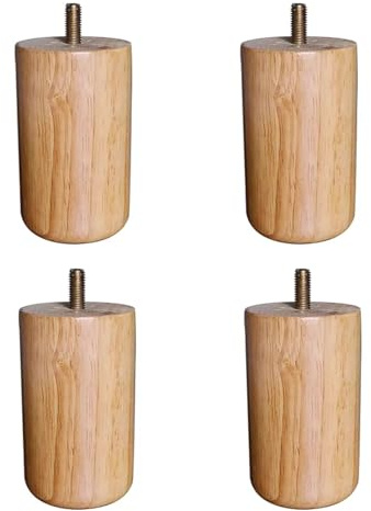 GFYHTN Lot de 4 Pieds de Table Basse en Bois Massif, 12cm 18cm Pieds de Meuble TV, Pied de mobilier pour canapés, Tables de Chevet et commodes(30cm/12in)