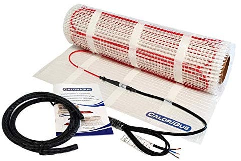 Tapis de câbles chauffants électriques CALORIQUE - 18,0 m² (2х9,0m²) - Chauffage au sol électrique efficace 150 W/m²- Technologie TWIN - [A +++]