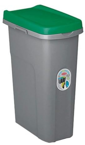 Stefanplast Eco System Mülleimer, 25 l, Grün