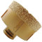 SHDIATOOL Broca de Diamante 75MM Vacío Soldadura para Perforación en Seco Porcelana Azulejo Granito Mármol M14