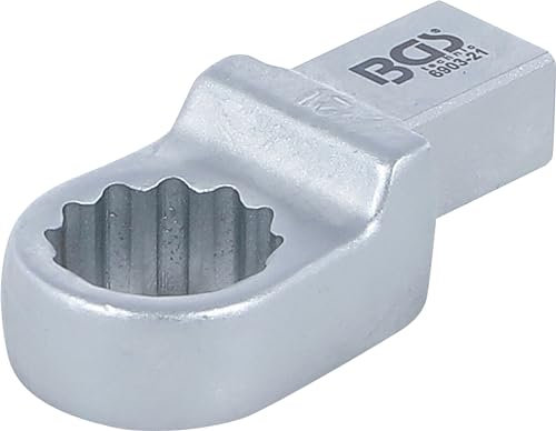 BGS 6903-21 | Einsteck-Ringschlüssel | 21 mm | Aufnahme 14 x 18 mm