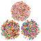 FRCOLOR 3000 Pieces Nail Art Slices,3D Fruit Slices Nail Art Decorations Christmas Slime Slices Making Supply for Crafts Nail Art and Face Decoration
