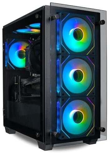 Stratos Micro Business Ordinateur de bureau - Processeur Intel 14 cœurs 14600K (>i7-12700K) 16 Go de RAM DDR5, SSD NVMe 1 To, WiFi, carte graphique Intel UHD 770, Windows 11 Pro, ordinateur