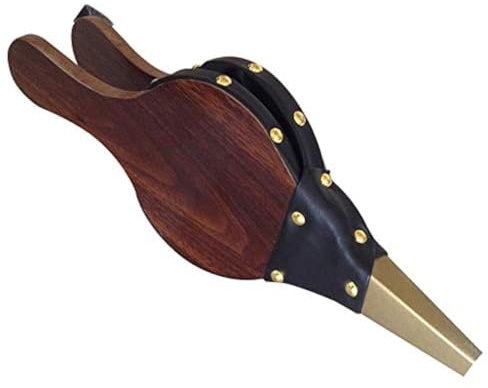 Kaminbalg Holz Luftgebläse Feuer Bellow für Kamin und Grill Schnellfeuerstarter für Outdoor Camping BBQ Grill Kamin Feuerzeug