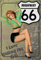 Metall Schild 20x30cm Highway Route 66 sexy pin up Blechschild