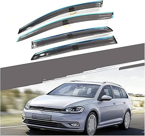 Premium Qualität Windabweiser Auto Regenabweiser Regenschutz 4Pcs für V-W Golf 7 2014 2015 2016 2017 2018 Seitenscheiben vorn und hinten