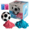 WONOPS Gender Reveal Fußball mit Konfetti und Polvo Rosa und Blau – Original Gender Reveal Kit für Mädchen oder Jungen und Baby Sex Ankündigung Sex Baby – Perfekt Baby Shower
