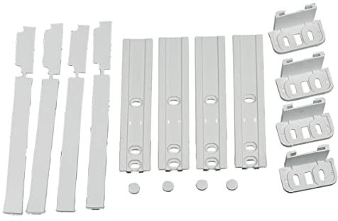 easyPART Kompatibel/Ersatz für hanseatic 481231019131 4er SET Scharnier Schlepptür Montage Kühlschrank