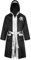 Colorful House Herren-Boxmantel-Kostüm mit Kapuze, für Erwachsene, Boxer, Halloween-Kostüm, Robe, Rocky-Shorts, Set (schwarzer Tiger, XL)