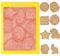 8 Pcs Animal Cookie Cutters for Kids - 3D Mario Biscuit Cutter Set Pink Plastic Shapes for DIY Fondant Pastry Cake Decoration Baking Bros