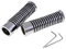 2EXTREME Lenkergriffe O-Ring Chrom 24/24mm kompatibel für Vespa, Roller, Motorrad, Mofa
