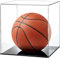 Vitrine De Basketball en Acrylique, Vitrine Football Empilable Vitrine Transparent avec Support pour Baseball Volleyball Figurines Jouets Objets Collection Souvenirs Sport 25,4 x 25,4 x 27,9 cm