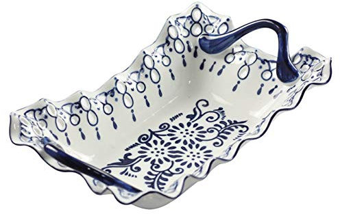 OQHAIR Frutero de cerámica para Frutas, Cuenco para Servir ensaladas, para Servir ensaladas, Verduras, Aperitivos, Platos Decorativos de Frutas (tamaño: S)