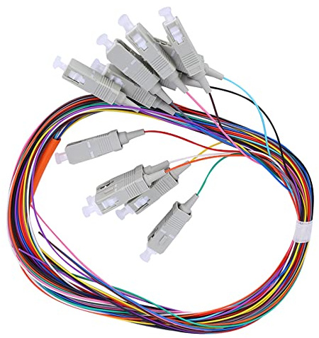 Cavo Pigtail in Fibra SC/UPC 62.5/125,Cavo Pigtail in Fibra Multimodale, Cavo Pigtail in Fibra Multimodale Livello Classe Portante 12 Core con Guscio in PVC Per Sistemi E Strumenti di Comunicazione I
