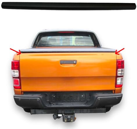 Ladekantenschutz Heckklappenschutz Heckschutz ABS Blende für Ford Ranger 2012-2022 schwarz Premium Kunststoff E-Parts24
