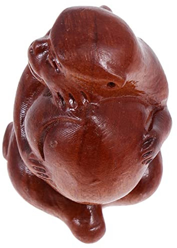 Abaodam 4 Stück Holzschnitzerei Sternzeichen Anhänger Chinesischer Tierkreisaffe Affenfiguren Holzfigur Selber Machen Tierfiguren Aus Holz Autos Spielzeug Schmuckstücke Sternzeichen