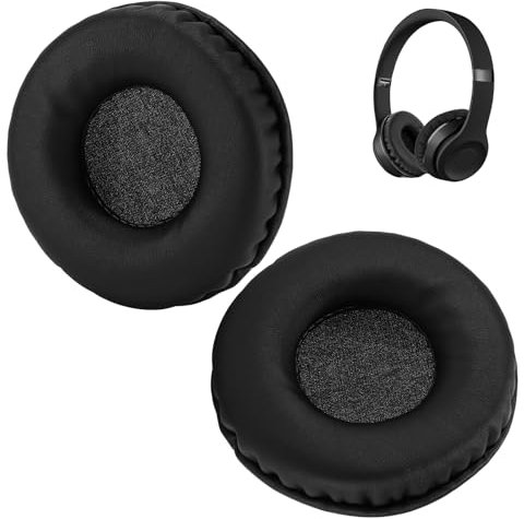 EASONGEE Earpads for Skullcandy Hesh 1.0 Hesh 2.0 Bluetooth Wireless Over-Ear Headphones, Replacement Ear Pad Ear Cushions Ear Cover, Noise Isolation Earpads for Hesh Headsets