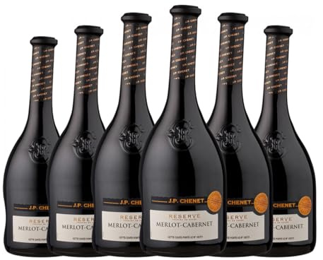 JP. Chenet Merlot-Cabernet Vin de Pays d'Oc Reserve 75 cl Rotwein (Karton mit 6 Flaschen von 75 cl)