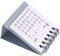 minkissy Tischkalender 2005 Mini-Standkalender winziger Standkalender Mini-Kalender Tischkalender-Ornamente Bürokalender Schreibtischplaner Minikalender für den Schreibtisch Papier Grey