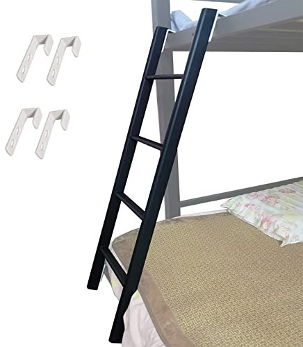 SZITW Échelle superposée pour dortoir de Caravane de lit de Camping-Car - Échelle de lit superposé de Remplacement de 116/130/140/150 cm de Long, escabeau de lit superposé supérieur réglable perme