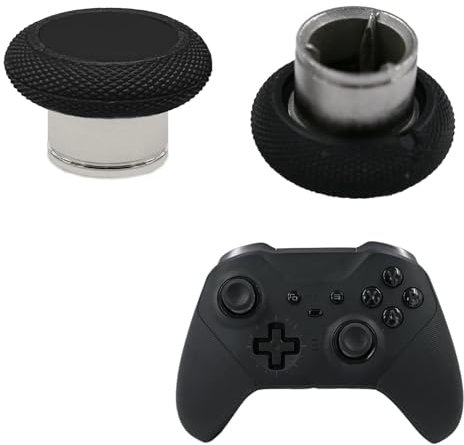 2 Pz Levette corte Elite Series 2 per controller Xbox Elite Series 2, Elite 2 Core, joystick analogici magnetici concavi corti per Xbox Elite Series 2 Core altezza standard,Nero