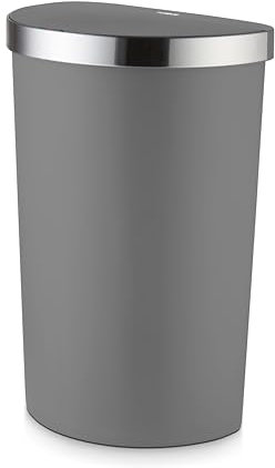 Tower T838027GRY Recycling Sensor Bin, Stainless Steel, Grey