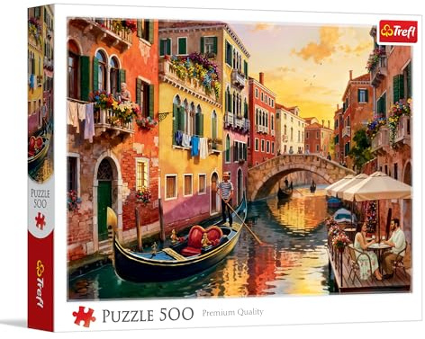 Trefl - Puzzle 500 Teile, Venedig bei Sonnenuntergang, Klassische Puzzles