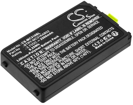 CS-MC310BL Akku 2500mAh Kompatibel mit [Symbol] MC3100, MC3190, MC3190-G13H02E0, MC3190-GL4H04E0A, MC3190-KK0PBBG00WR, MC3190-RL2S04E0A, MC3190-RL4S04E0A, MC3190-SL4H12E0U, MC3190G, für [Zebra] MC31