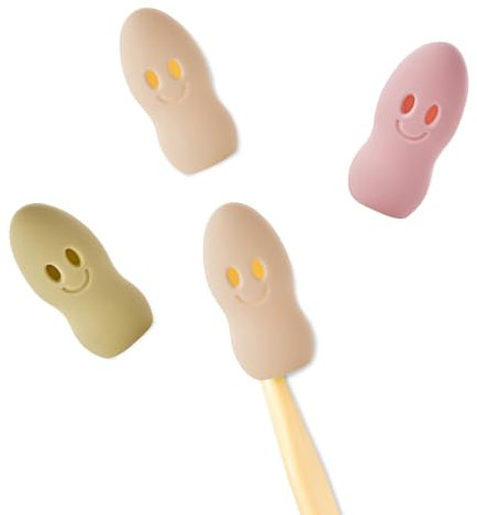 Travel Toothbrush Head Cover Case for Kids, Children Silicone Protector Cap, Dustproof Toothbrush Protect Case (Set of 4)