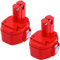 2Pack 14.4V 4.8Ah Ni-MH Battery Replacement for Makita PA14 1420 1422 1433 1434 1435 1435F 192600-1 193985-8 192699 193157-5 193158-3 Compatible with Makita 14.4V Battery