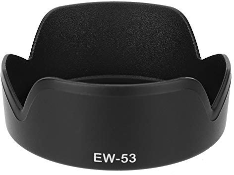 Bewinner Gegenlichtblende, Kunststoff-Gegenlichtblende in EW-53-Qualität für M10 EF-M 3,5-6,3 mm (15-45 mm)